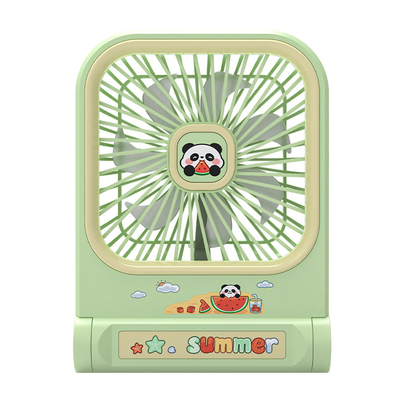 Women portable mini table fan in panda design Kalsten