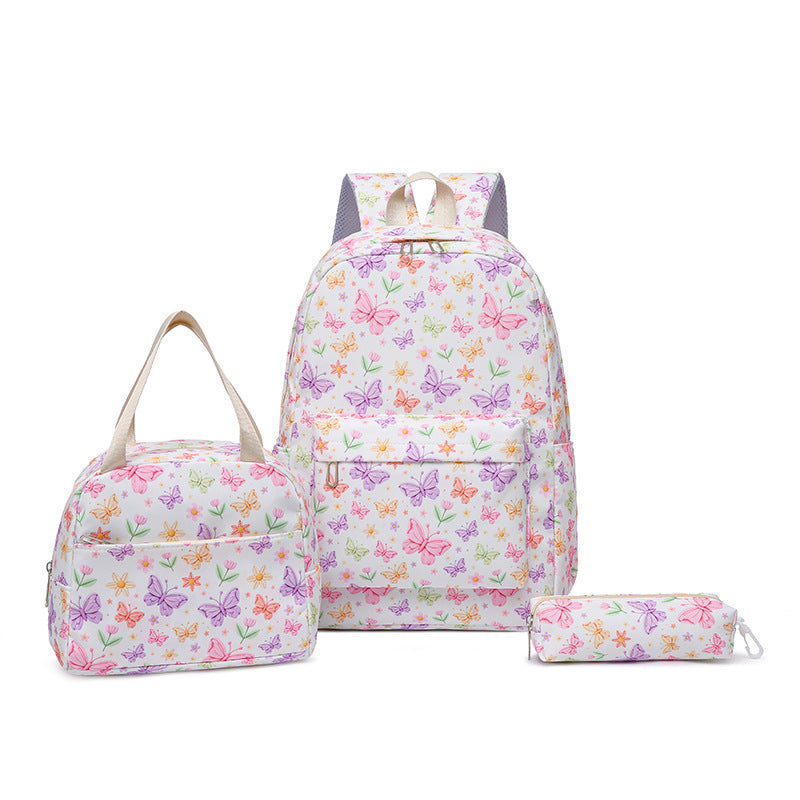 Set consisting of backpack, lunch bag and pencil case Kalsten