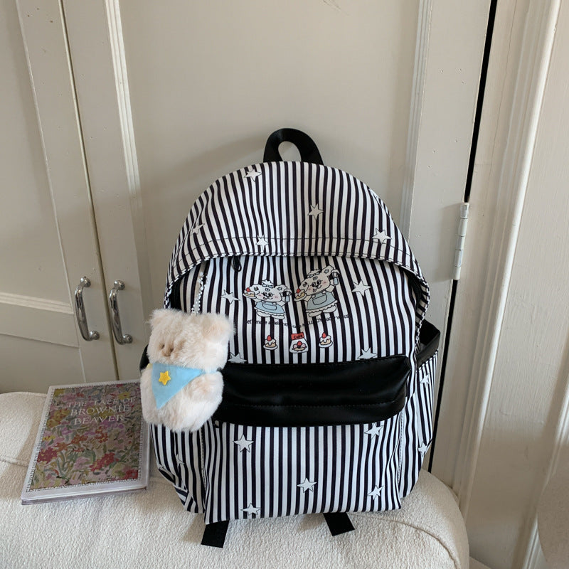 Backpack with Colorful Animal Design and Practical Compartments Kalsten