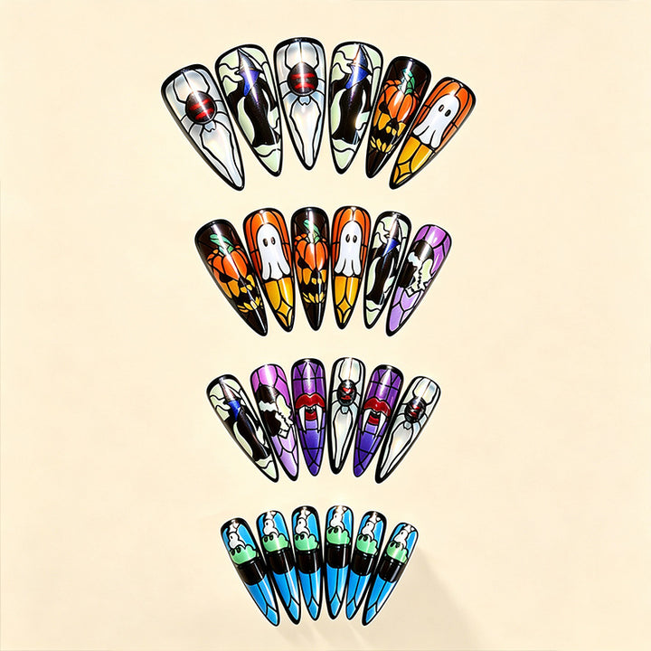Artistic Nail Tips with Ice Cream Design Kalsten