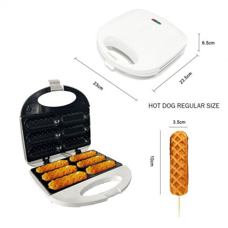 Multi-Cavity Waffle Maker with Non-Stick Plates Kalsten