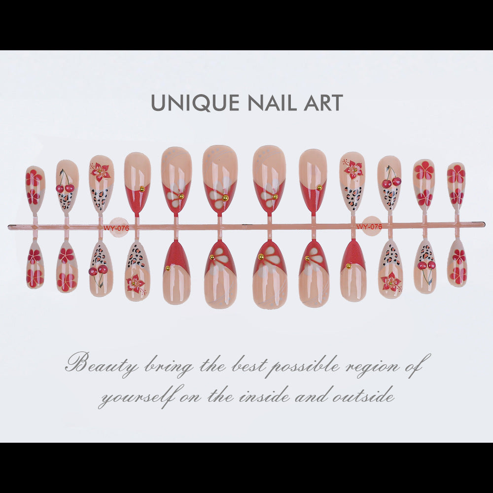 Elegant Decorative Press-On Nail Collection Kalsten