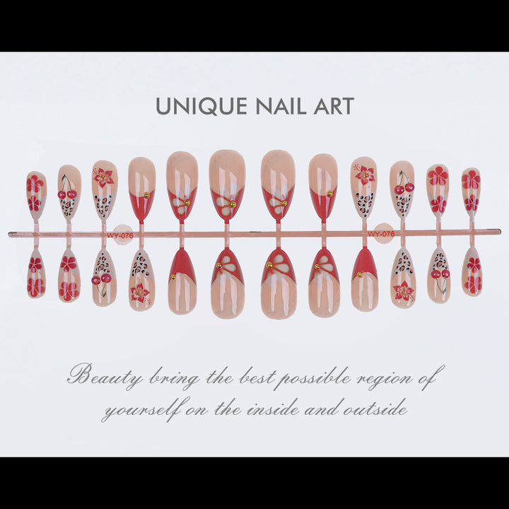 Elegant Decorative Press-On Nail Collection Kalsten