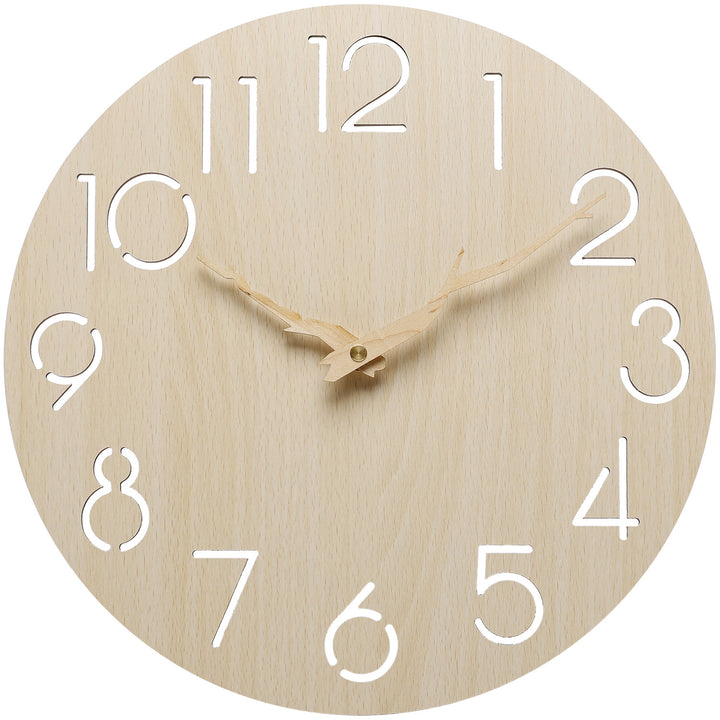 Wall clocks made from untreated wood Kalsten