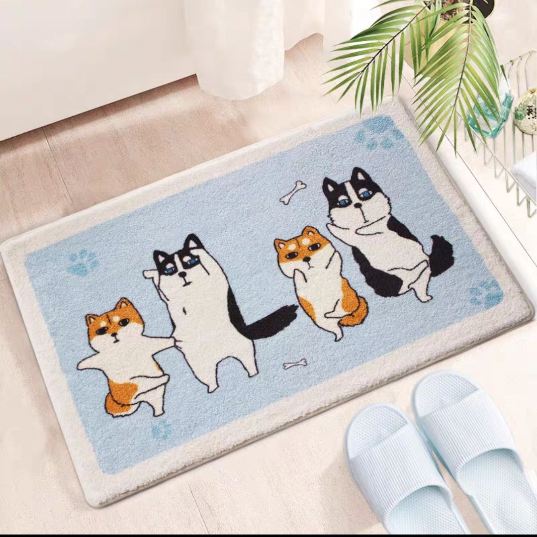 Whale-Themed Bathroom Mat