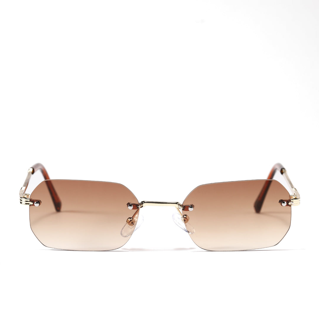 Women’s geometric sunglasses with filigree metal frame Kalsten