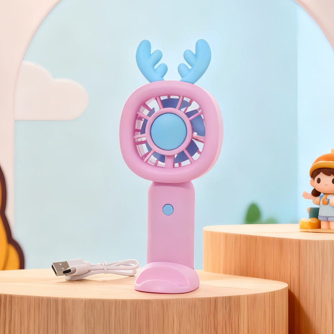 Women's portable creative fan with USB connection Kalsten