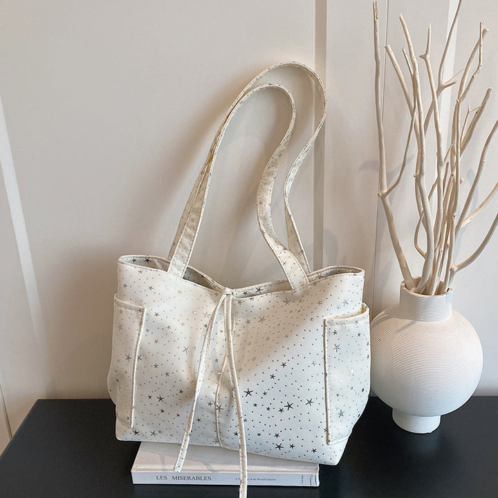 WoStar-Patterned Canvas Tote Bag Kalsten