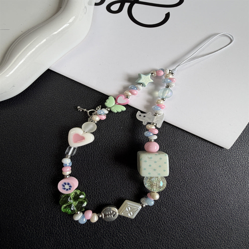 Decorative Beaded Charm Necklace Kalsten 1790135825