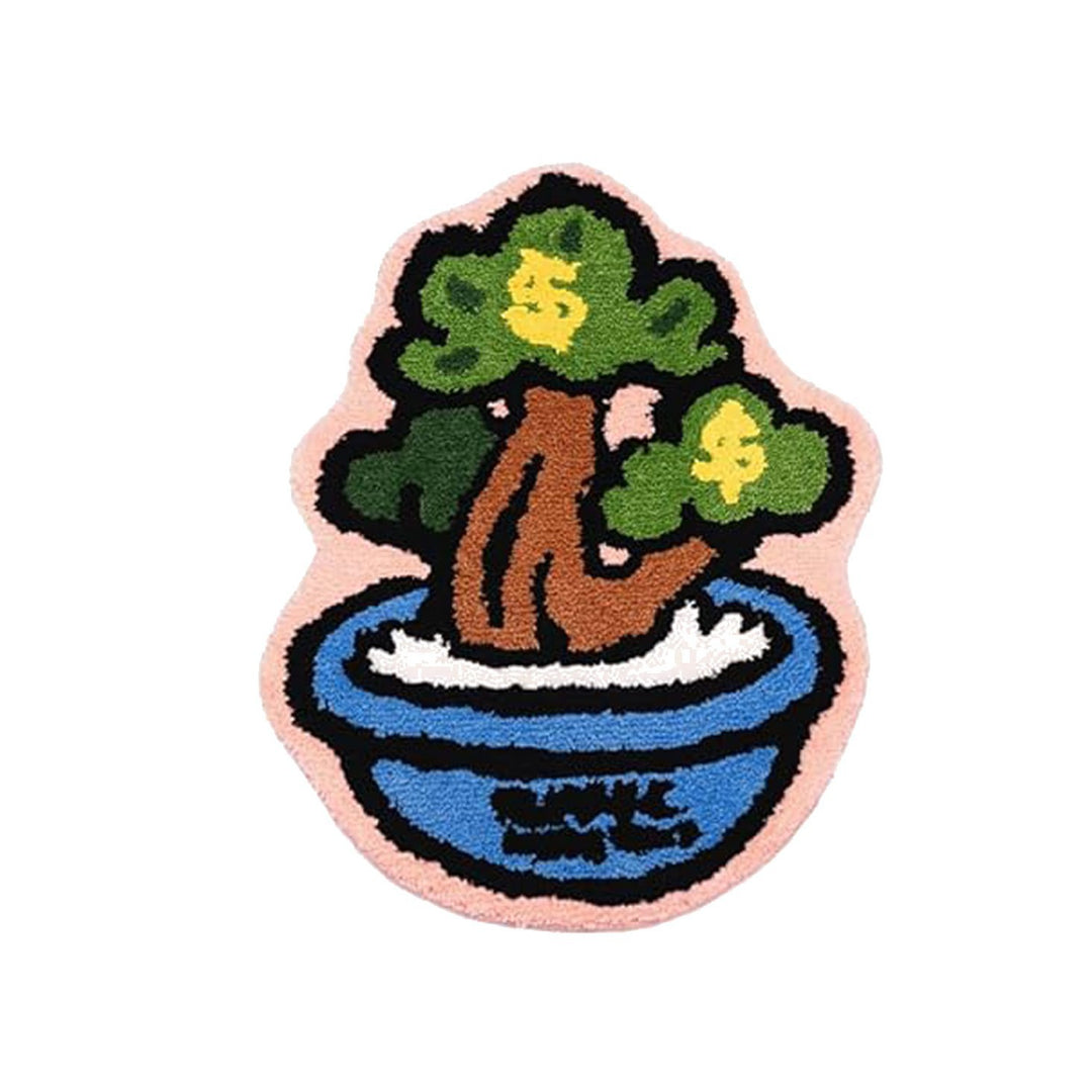 Cute Plants Theme Bath Mat