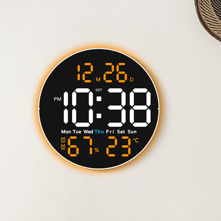 Digital LED alarm clock with hygrometer and temperature display Kalsten