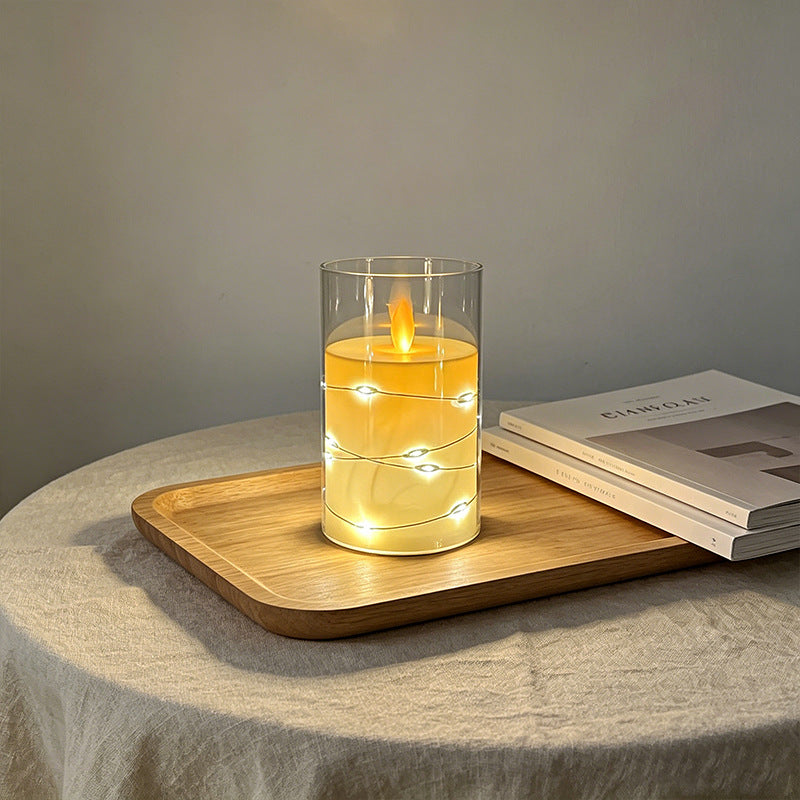 LED Scented Candle with Flame Effect Kalsten