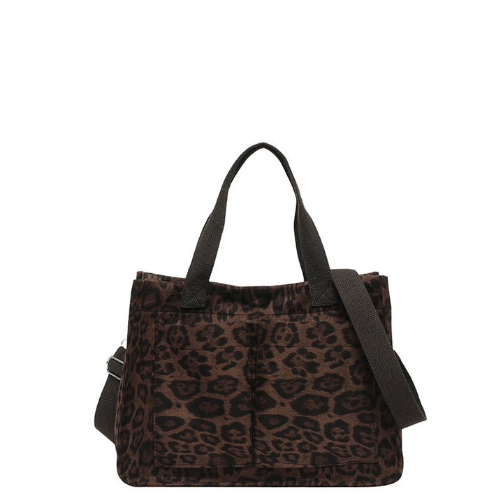 WoChic Leopard Print Utility Tote Bag Kalsten