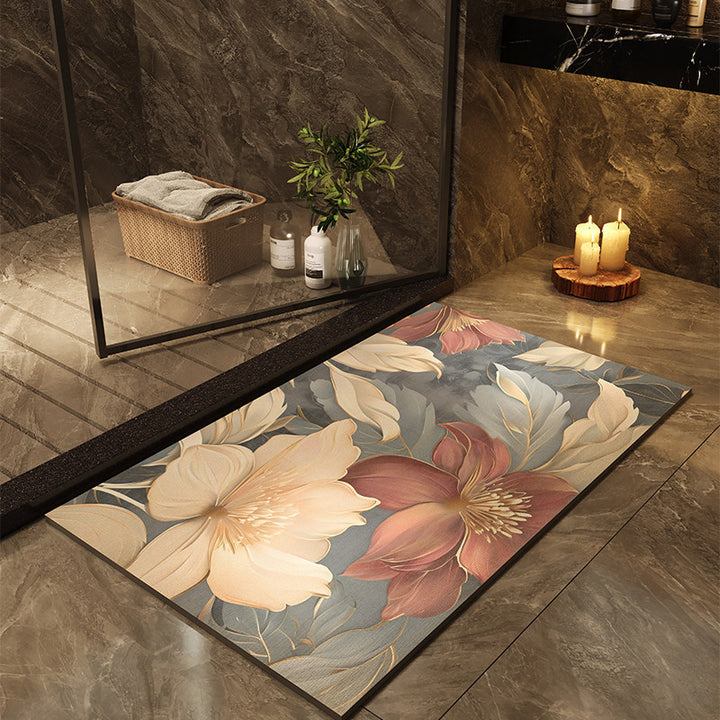 Modern Abstract Non-Slip Bath Mat