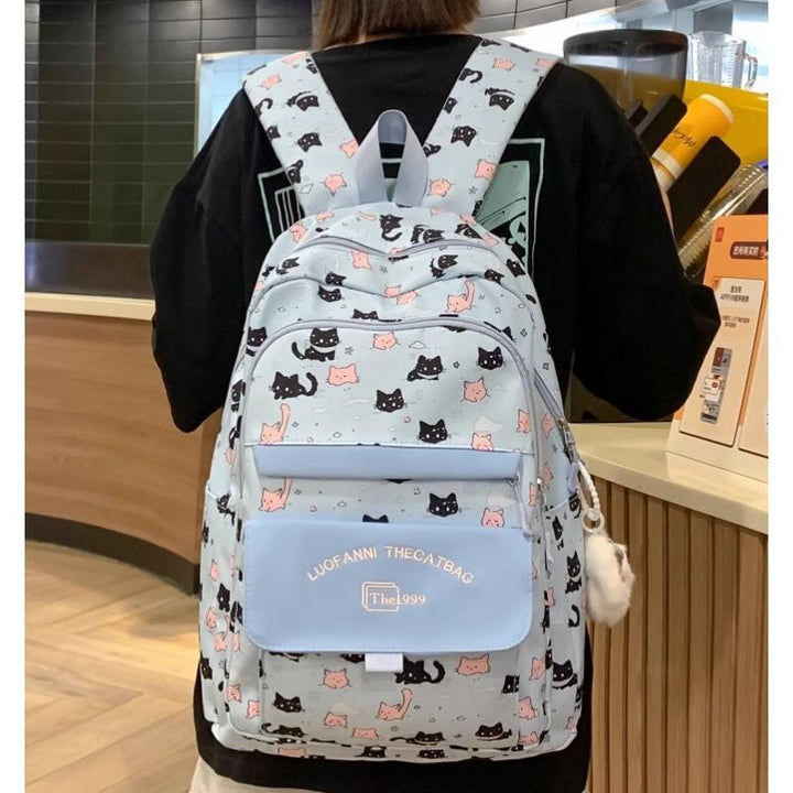 Playful Cat-Themed Backpack Kalsten