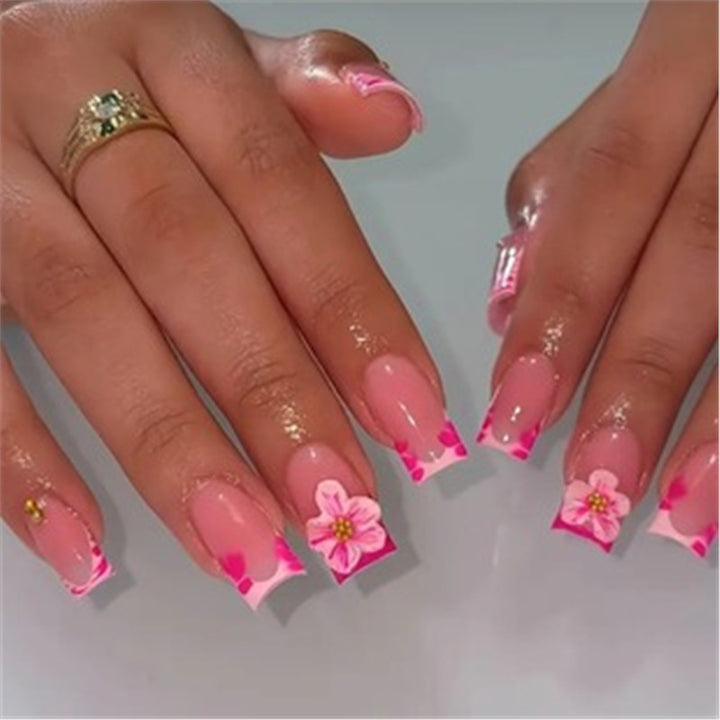 Artistic Press-On Nail Set with Premium Embellishments Kalsten