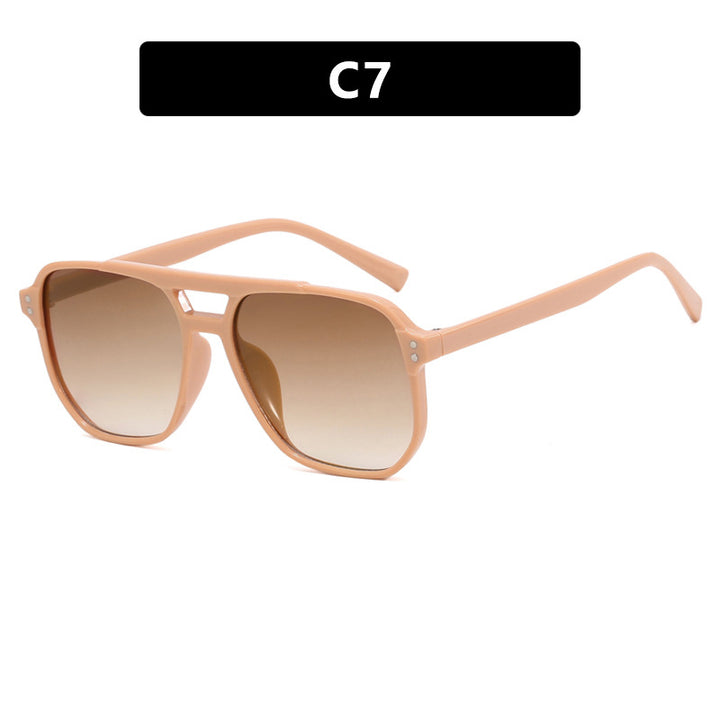 Women's oversized sunglasses with geometric design and UV protection Kalsten