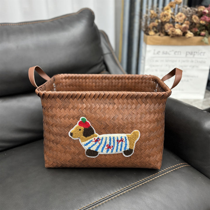 Woven storage basket Kalsten