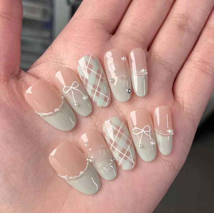 Premium Glamorous Press-On Nail Extensions Kalsten