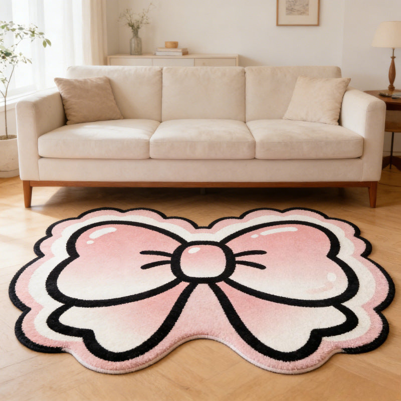 Bow-Shaped Decorative Area Rug