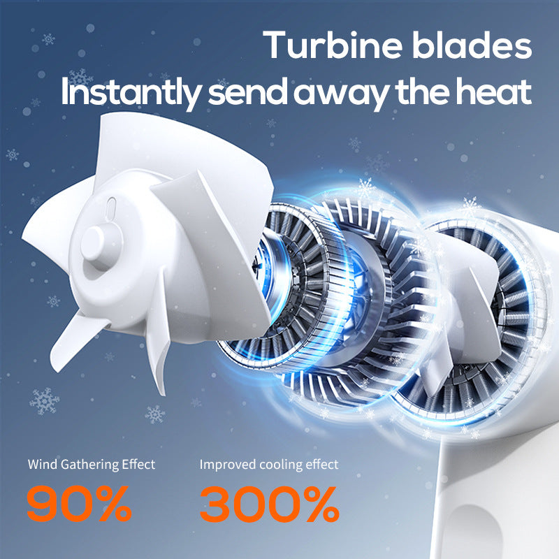 Unisex portable wireless handheld fan with rechargeable battery and quiet motor Kalsten
