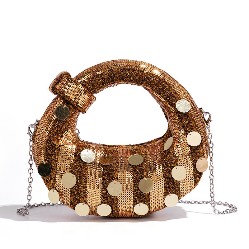 Chic Rhinestone-Embellished Handbag Kalsten