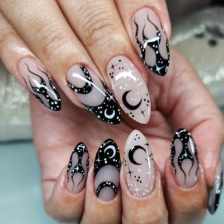 Gothic Nail Art Enhancements Kalsten