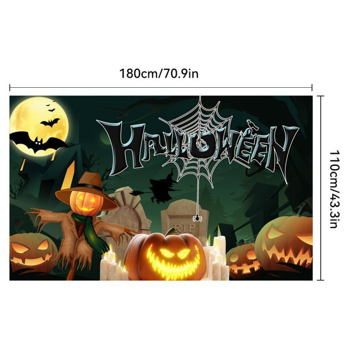 Halloween-Themed Decorative Area Mat