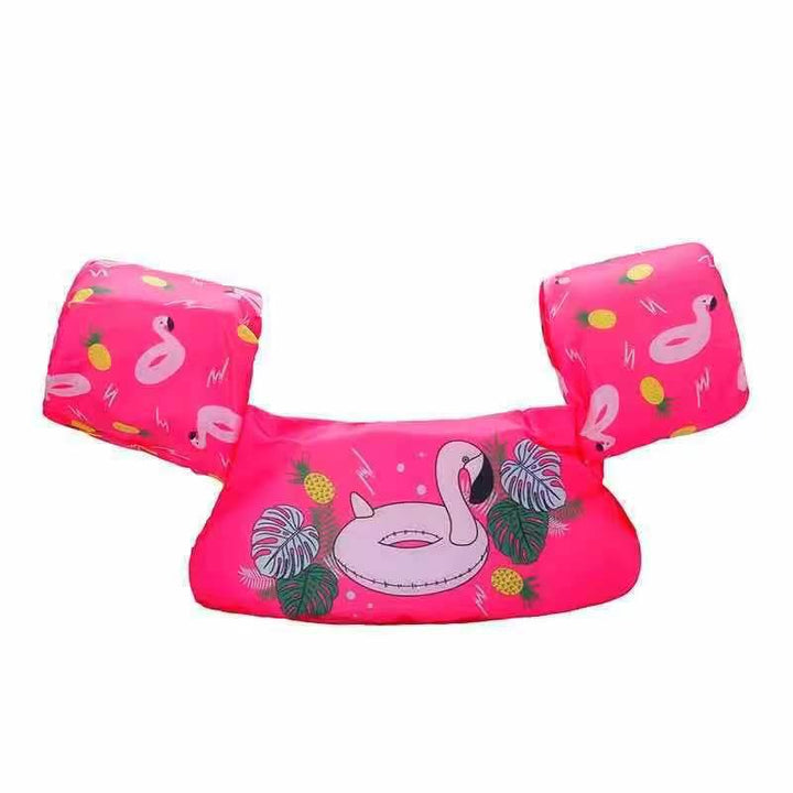 Women's Inflatable Swim Aid with Colorful Flamingo Design Kalsten