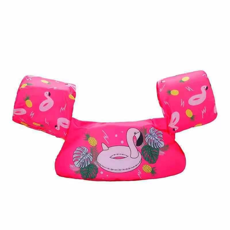 Women's Inflatable Swimming Aid with Colorful Flamingo Design Kalsten