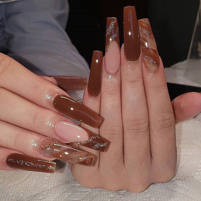 Premium Artistic Acrylic Press-On Nail Set Kalsten