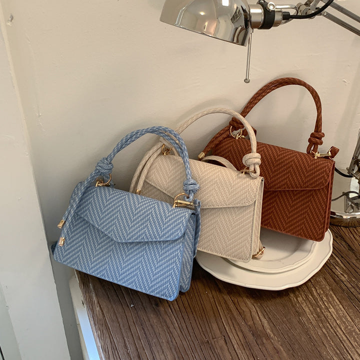 WoElegant Textured Fabric Handbag Kalsten