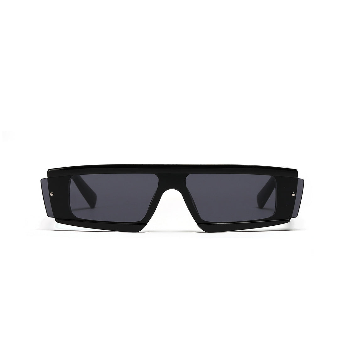 Women's oversized rectangular sunglasses with fashionable tortoiseshell design Kalsten