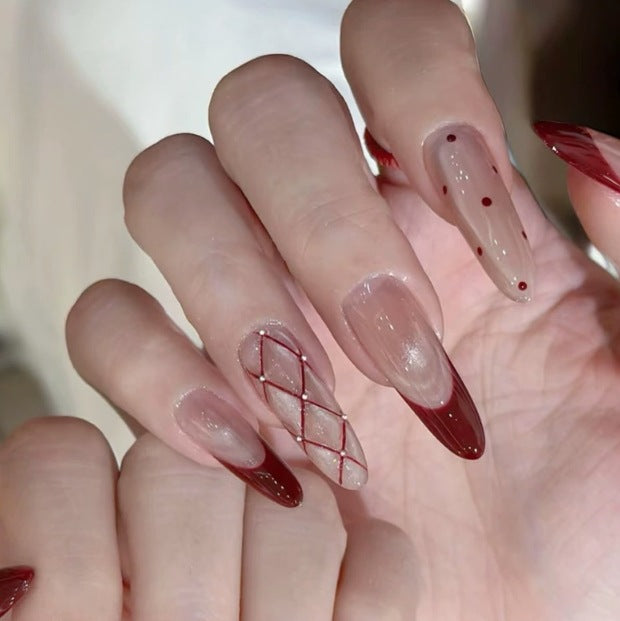 Elegant Stiletto Nail Art Enhancements Kalsten