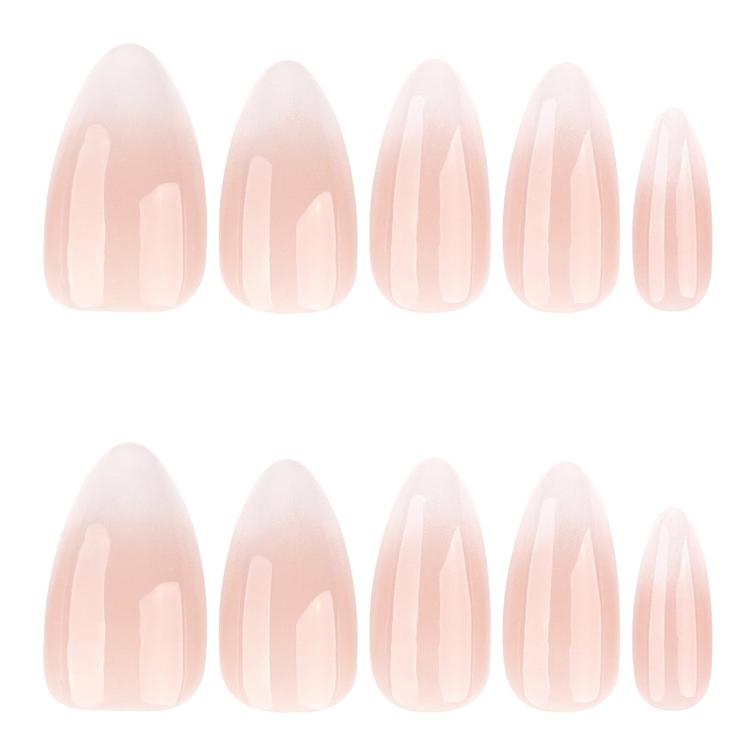 Artful stiletto nails with an elegant gradient and high gloss Kalsten