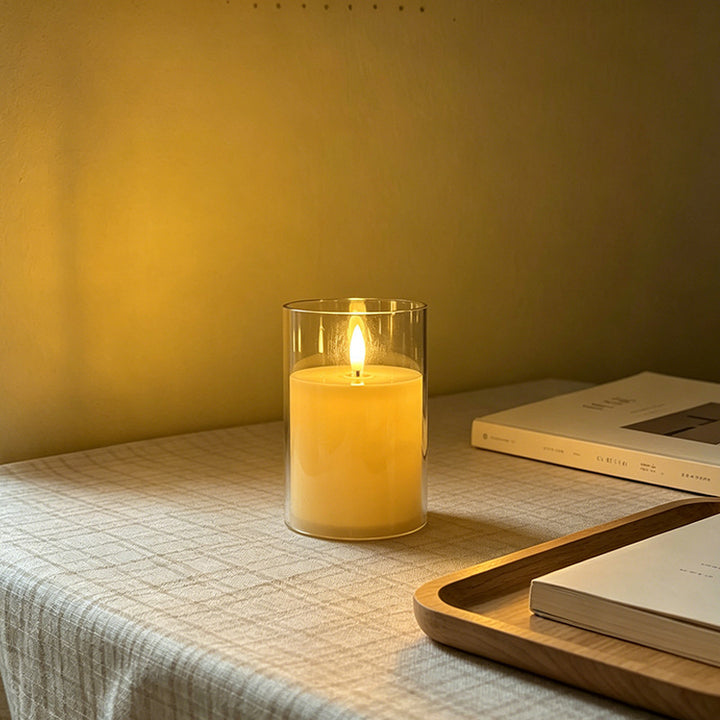 LED Scented Candle with Flame Effect Kalsten