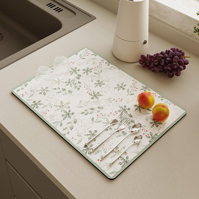 Elegant Floral Dining Table Mat Kalsten