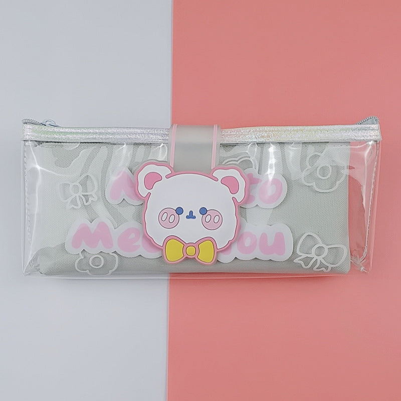 Stylish Transparent Pencil Case
