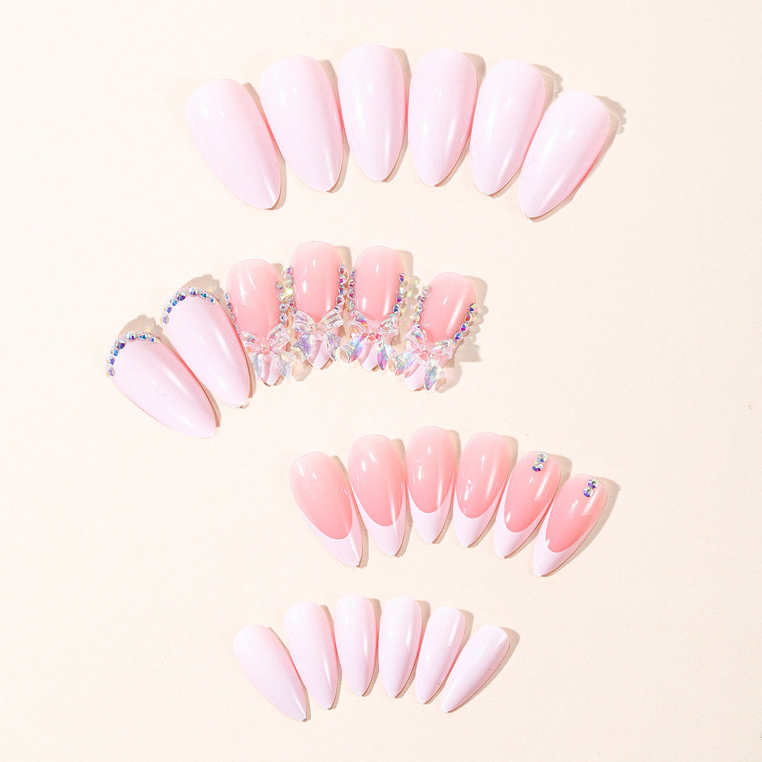 Elegant Stiletto Nail Art Kit with Rhinestones Kalsten