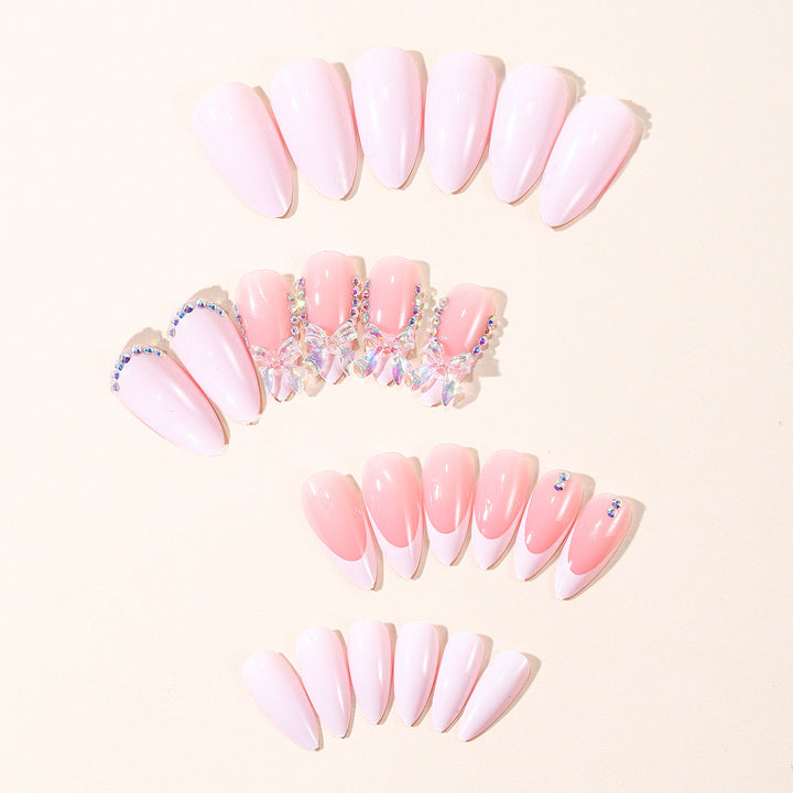 Elegant Stiletto Nail Art Kit with Rhinestones Kalsten
