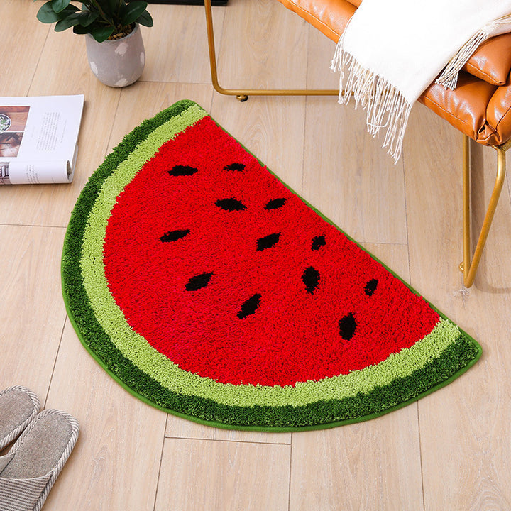 Watermelon Slice Decorative Area Rug Kalsten