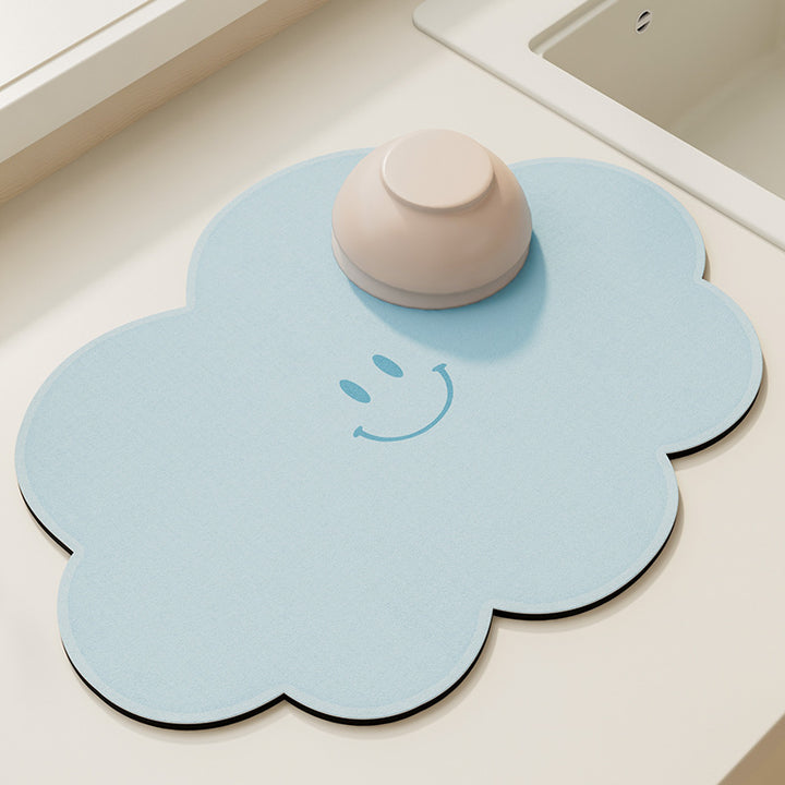 Cute Cloud Shaped Kitchen Counter Mat Kalsten
