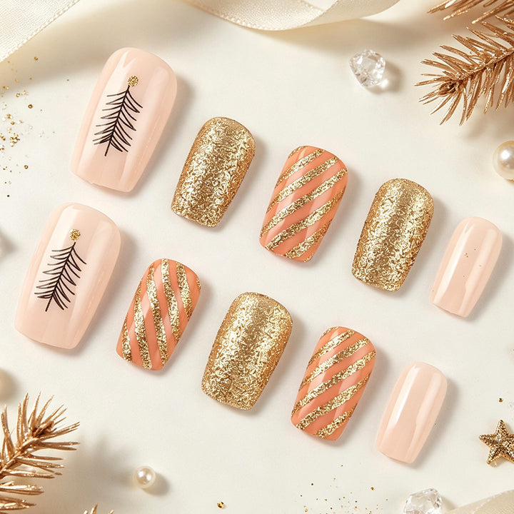 Festive Nail Art Design Kalsten