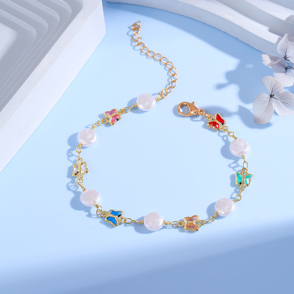 Eye Charm and Daisy Bracelet Kalsten