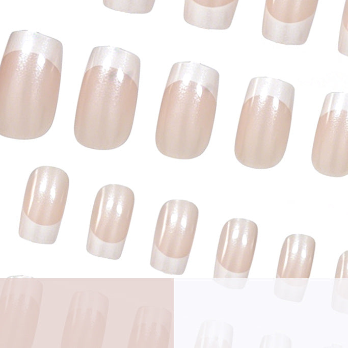 Elegant French Tip Press-On Nails Kalsten
