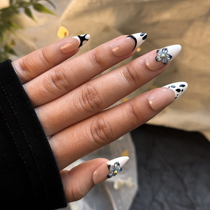 Floral-Themed Press-On Nail Design Collection Kalsten
