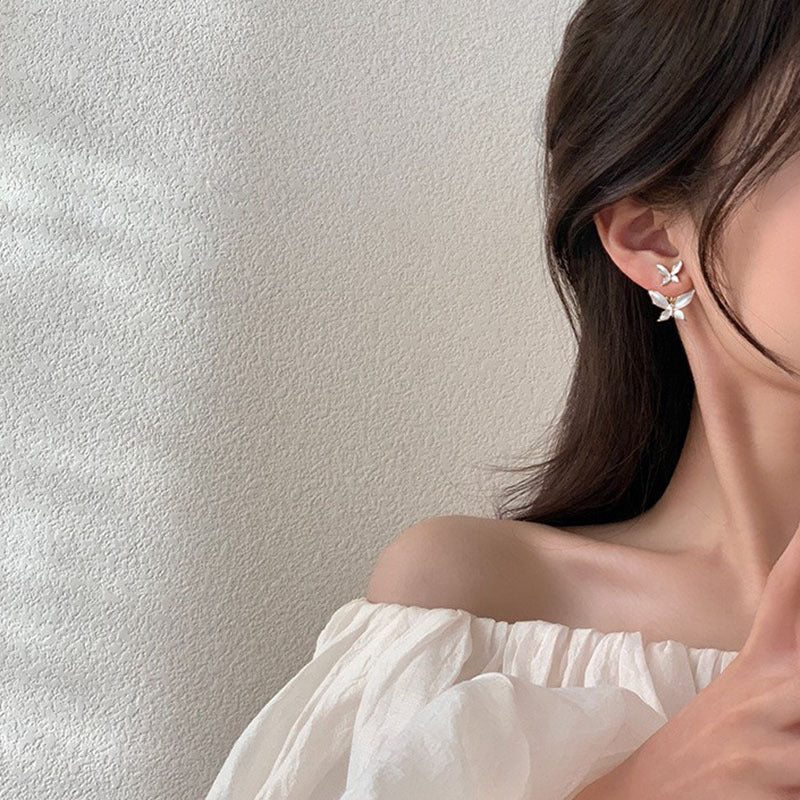 Delicate Butterfly-Inspired Stud Earrings Kalsten