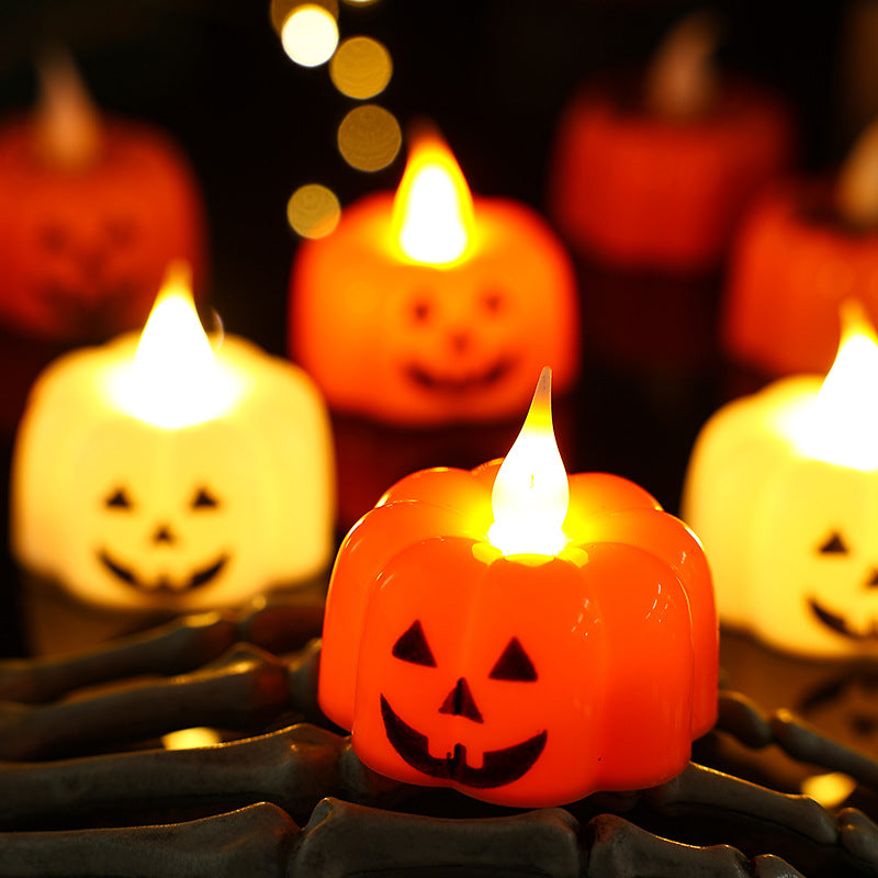 Creative tealight decoration in pumpkin design Kalsten