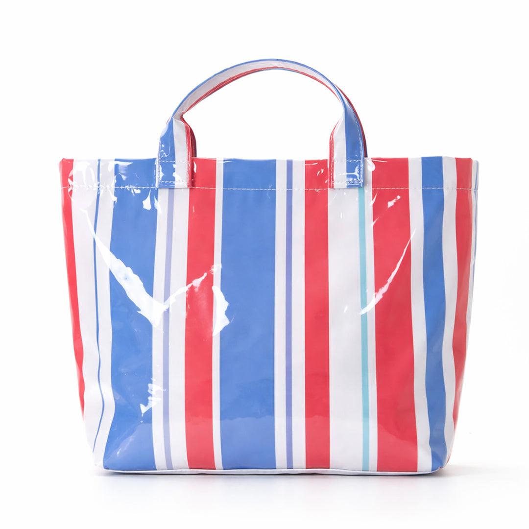 Beach bag with colorful check pattern and water-repellent coating Kalsten
