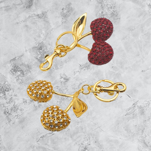Decorative Cherry Charm Keychain Kalsten